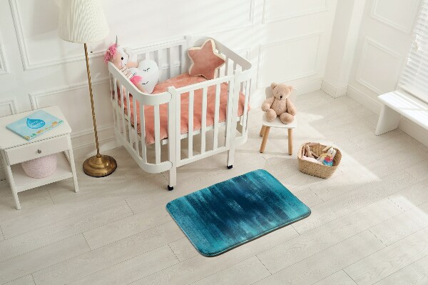 Tapis Rayures bleues dégradées