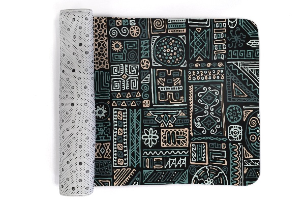 Tapis Motifs géométriques et symboles ethniques