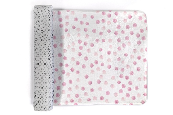Tapis Motif de points roses