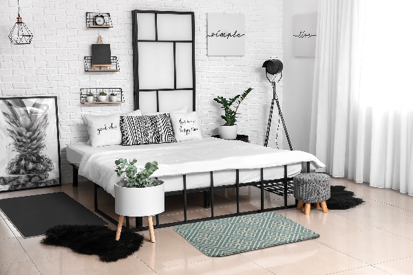 Tapis Motif géométrique avec des carrés