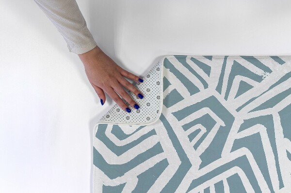 Tapis Motif géométrique avec lignes et formes