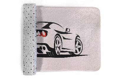 Tapis Voiture de sport stylisée