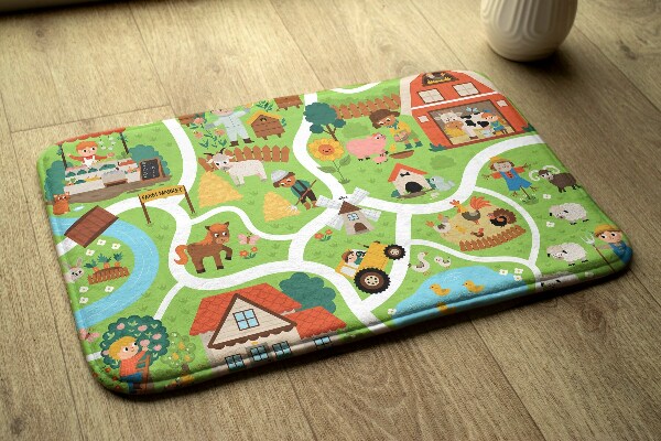 Tapis Ferme avec enfants