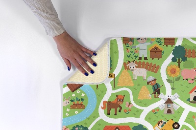 Tapis Ferme avec enfants