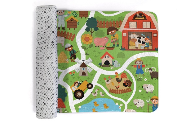 Tapis Ferme avec enfants