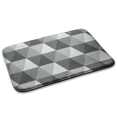 Tapis Motif géométrique gris avec triangles