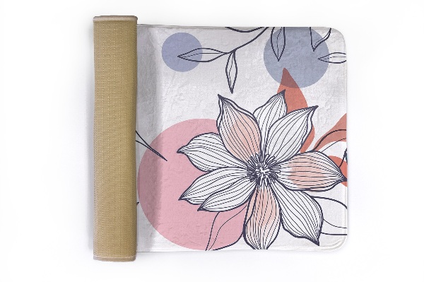 Tapis Colibri et fleur