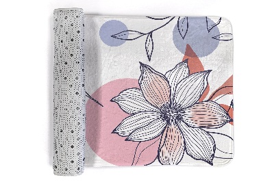 Tapis Colibri et fleur