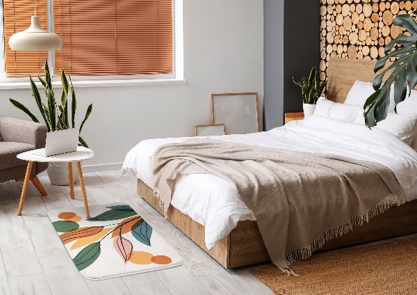 Tapis Feuilles abstraites