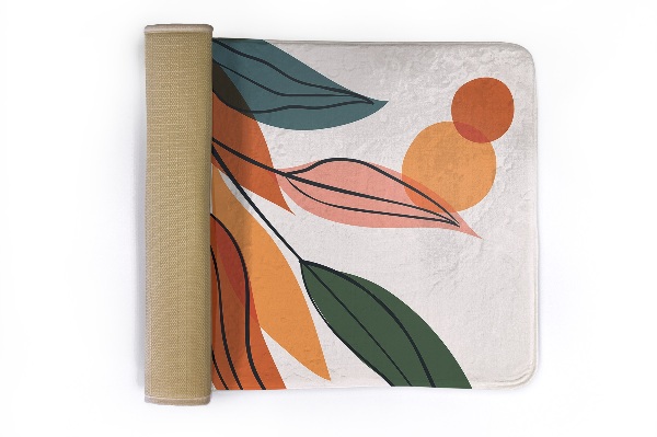 Tapis Feuilles abstraites