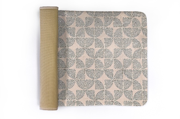 Tapis Motif géométrique avec des lignes courbes