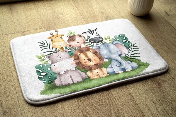 Tapis Animaux de la jungle sur l'herbe