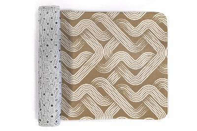 Tapis Motif géométrique avec lignes ondulées