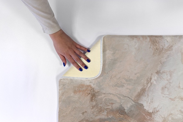 Tapis Motif marbré dans les tons de beige