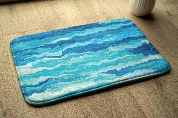 Tapis Vagues de mer abstraites