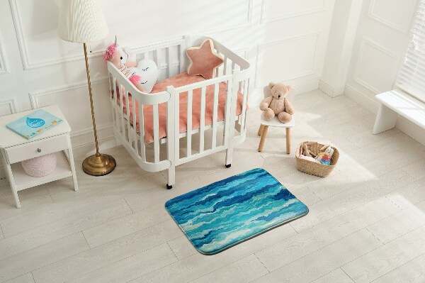 Tapis Vagues de mer abstraites