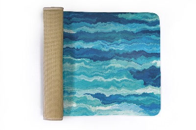 Tapis Vagues de mer abstraites