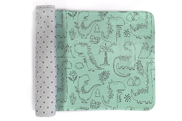 Tapis Dinosaure et motif végétal