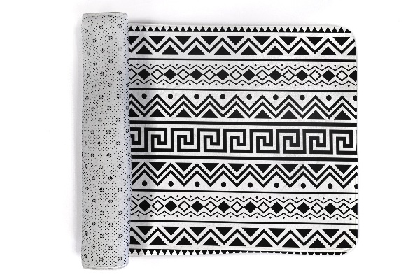Tapis Motif géométrique en zigzag et méandre grec