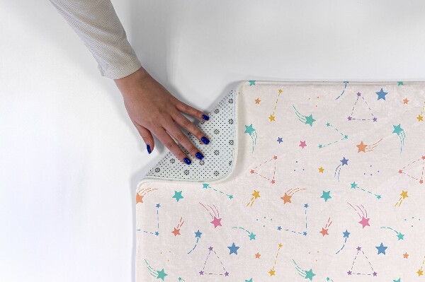 Tapis Motifs d'étoiles colorées