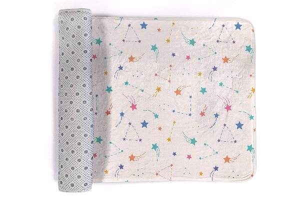 Tapis Motifs d'étoiles colorées