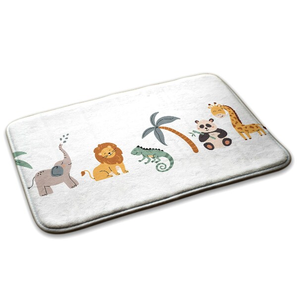 Tapis Animaux et palmier