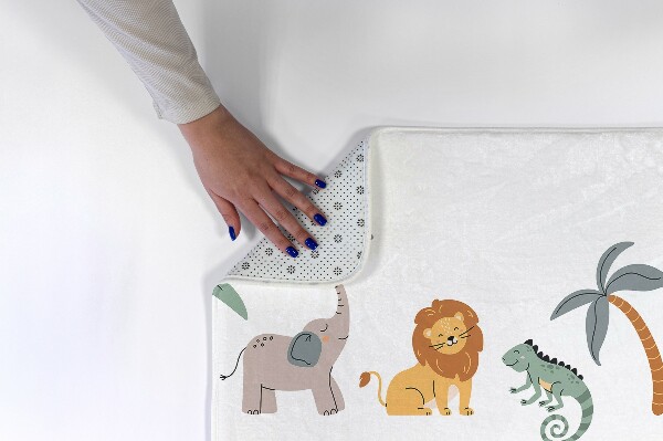 Tapis Animaux et palmier
