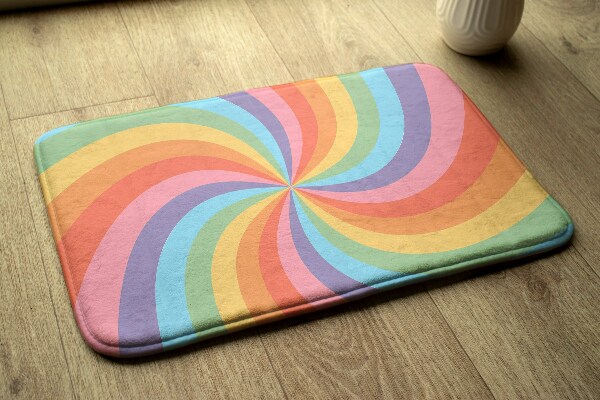 Tapis Spirale colorée