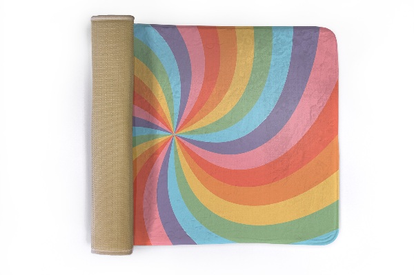 Tapis Spirale colorée