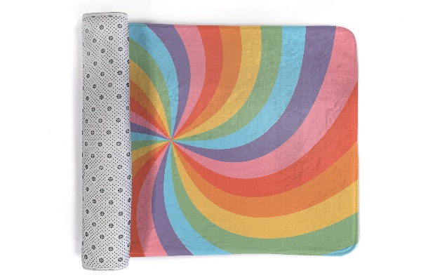 Tapis Spirale colorée