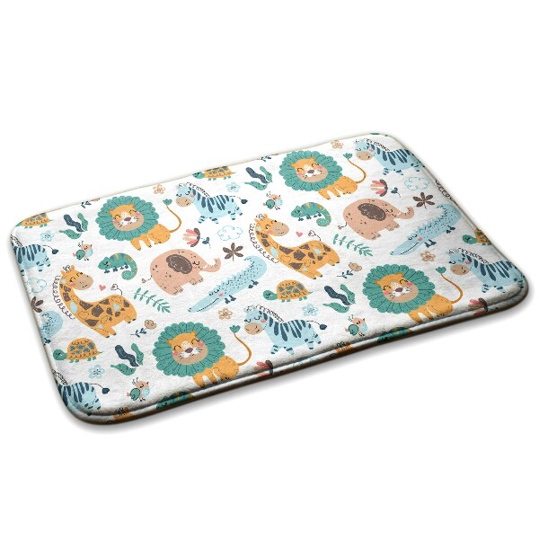 Tapis Animaux et plantes de safari