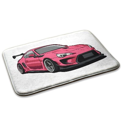 Tapis Voiture de sport rose