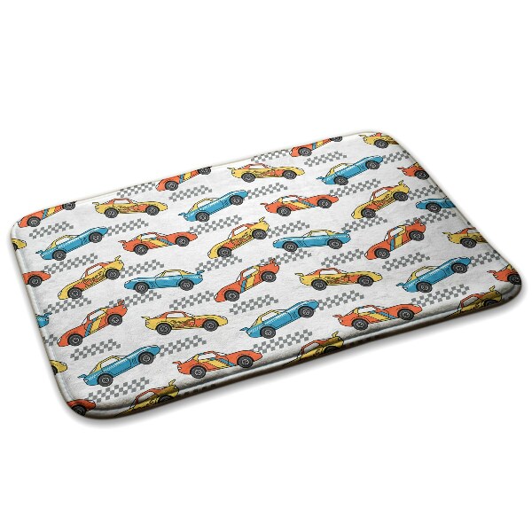 Tapis Voitures de course et damier