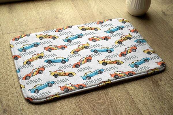 Tapis Voitures de course et damier
