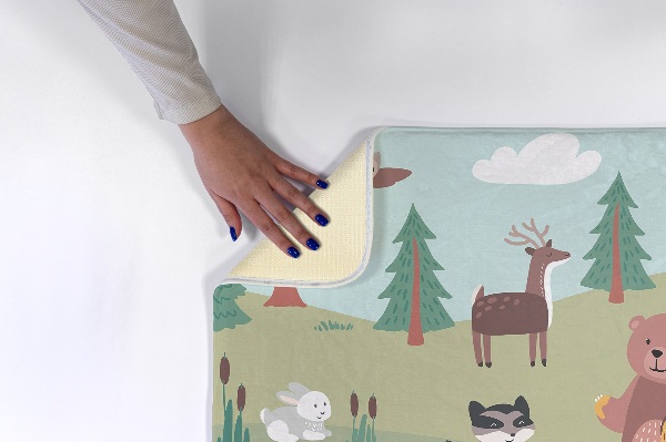 Tapis Animaux de la forêt et arbres