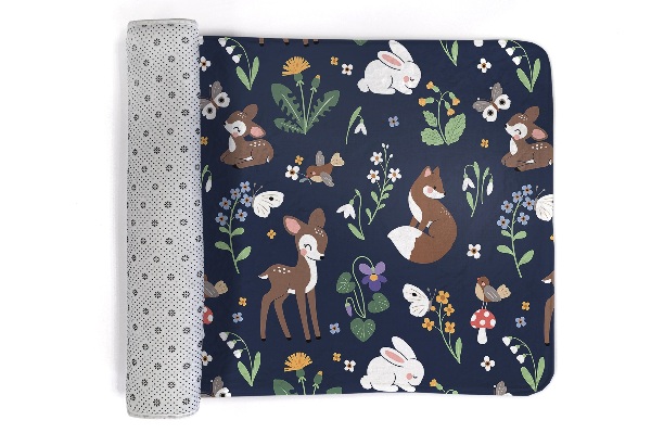 Tapis Animaux et plantes de la forêt