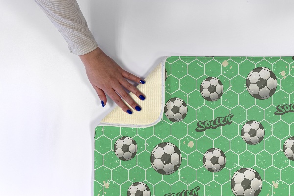 Tapis Motif de ballons de football
