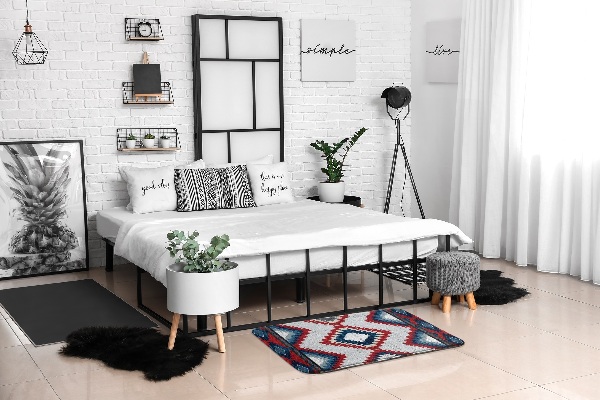 Tapis Motif géométrique de style aztèque
