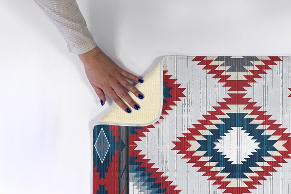 Tapis Motif géométrique de style aztèque