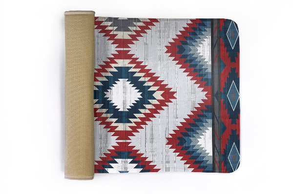 Tapis Motif géométrique de style aztèque