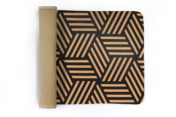 Tapis Motif géométrique avec lignes diagonales