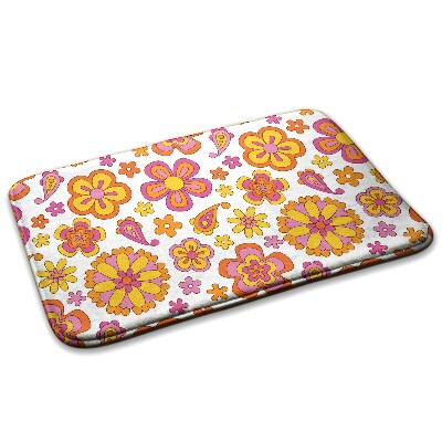 Tapis Motif floral rétro