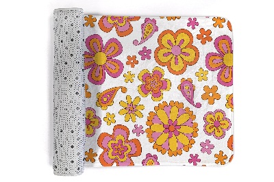 Tapis Motif floral rétro