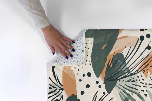 Tapis Motif abstrait de feuilles