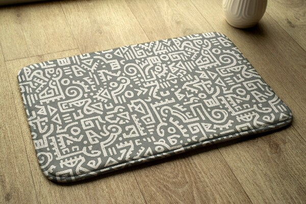Tapis Motifs et symboles géométriques abstraits