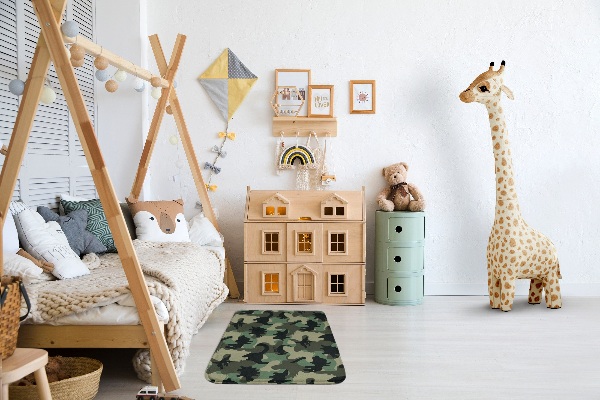 Tapis Dinosaures en camouflage