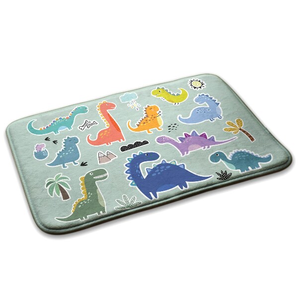 Tapis Dinosaures colorés