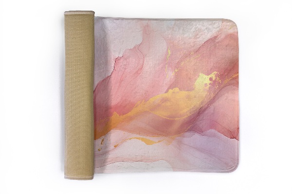 Tapis Taches d'aquarelle abstraites au pastel