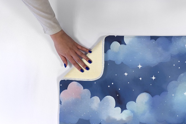 Tapis Nuages et étoiles