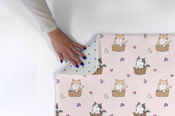 Tapis Chats dans des paniers